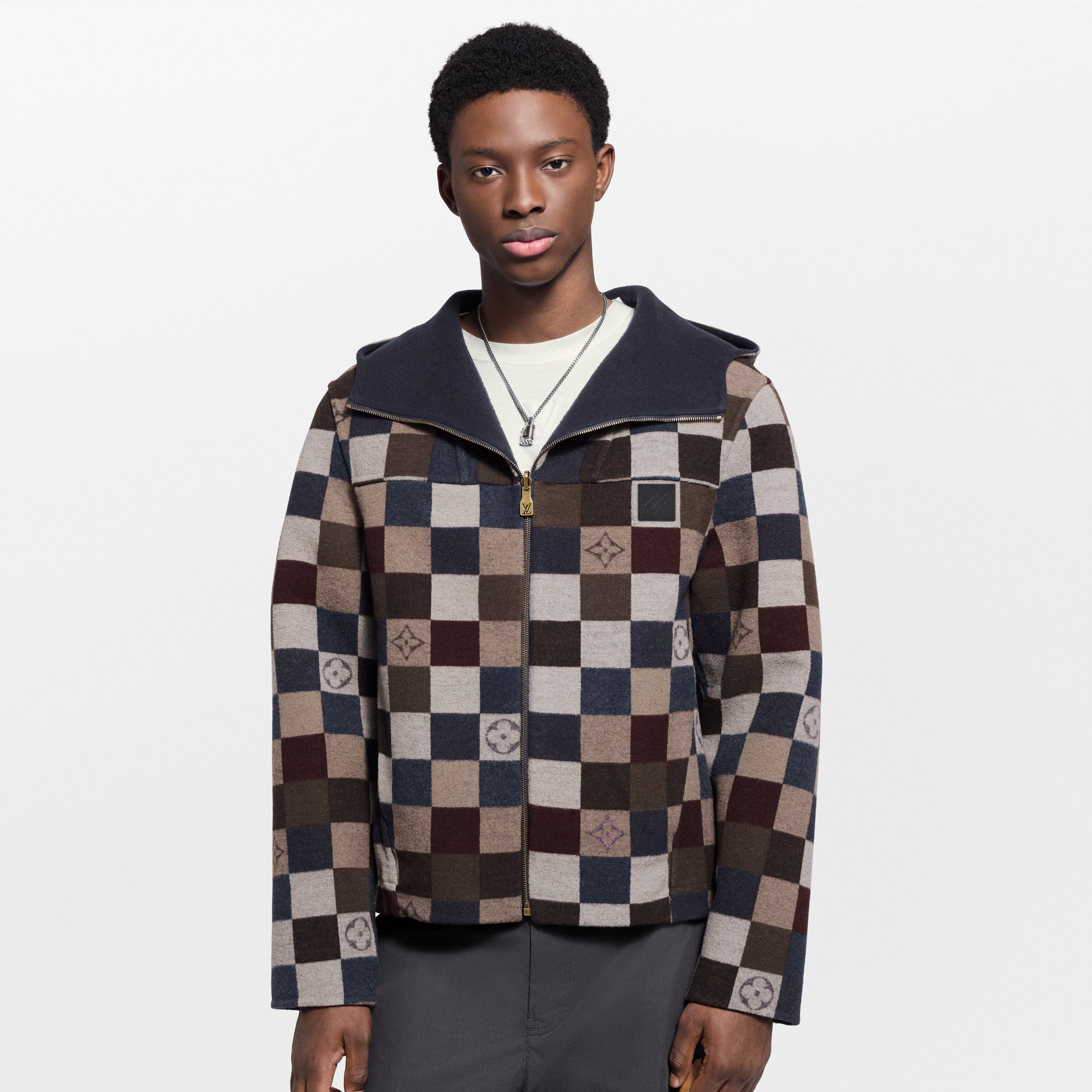Damier Reversible Hooded Blouson - Ready-to-Wear | LOUIS VUITTON